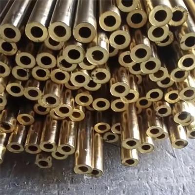 Do capilar de bronze fino da tubulação da parede de H65 H62 o delicado oco de bronze da tubulação recozeu