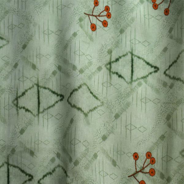 Напечатанный Twill хлопка Tencel ткани цифров мягкий Тюль водоустойчивый