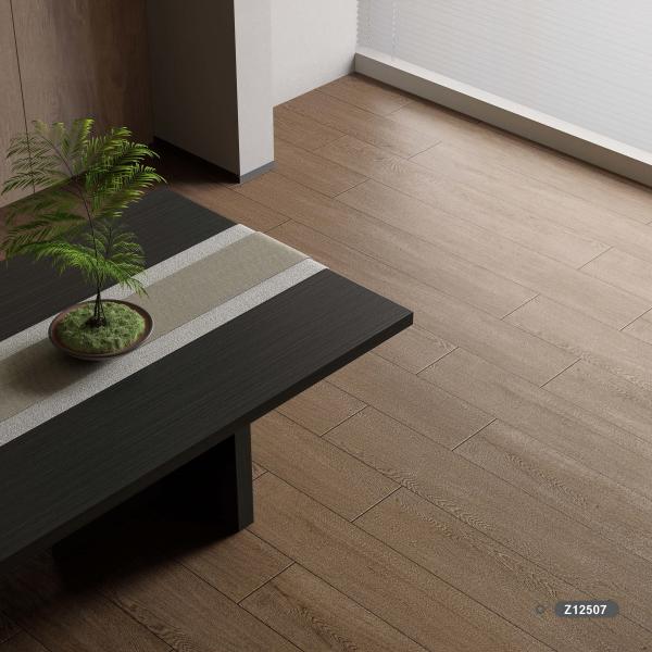 Outdoor Ceramic Wooden Tile 200x1200mm For Home Decoration