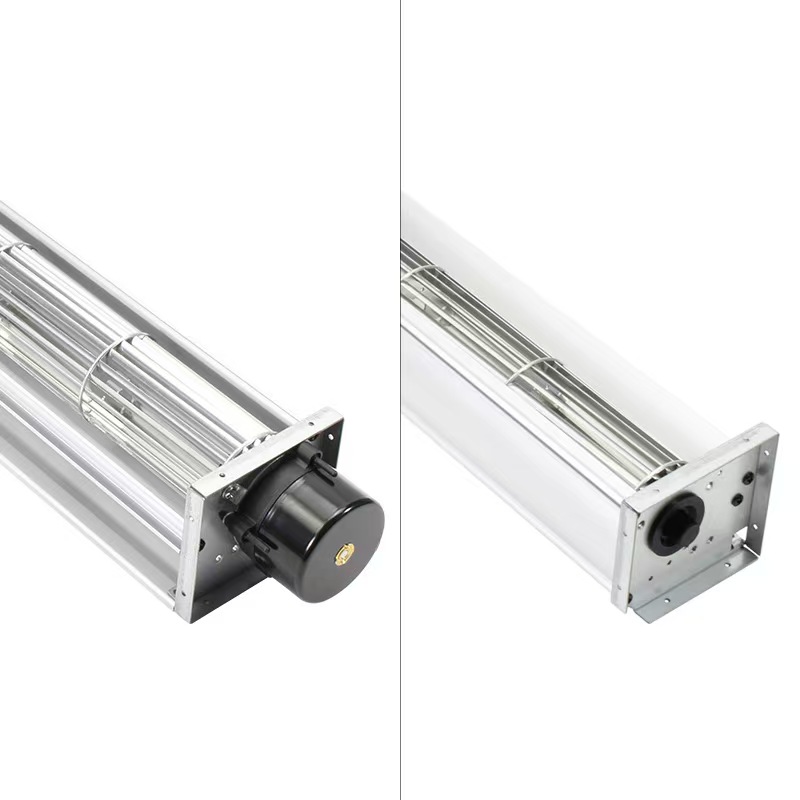 Silent High-Volume Cross-Flow Fan HY-45750DC (OEM Available) Aluminum Alloy DC24V 1 Year Warranty Length Over 1 Meter