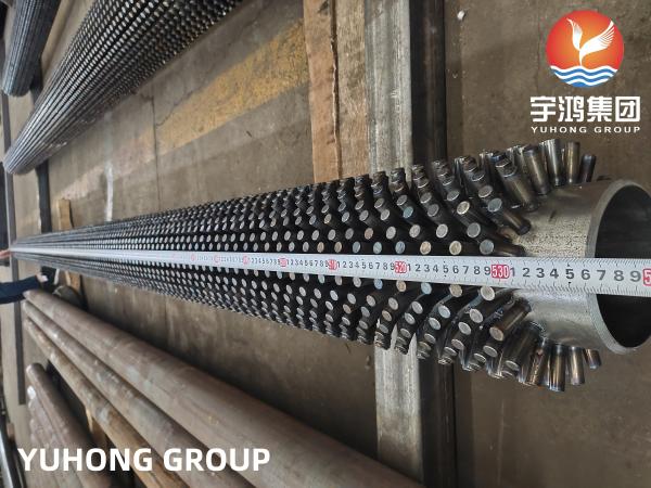 ASTM A335 P11 P22 P9 P91 Carbon Steel Studded FinTube For Heat Exchanger