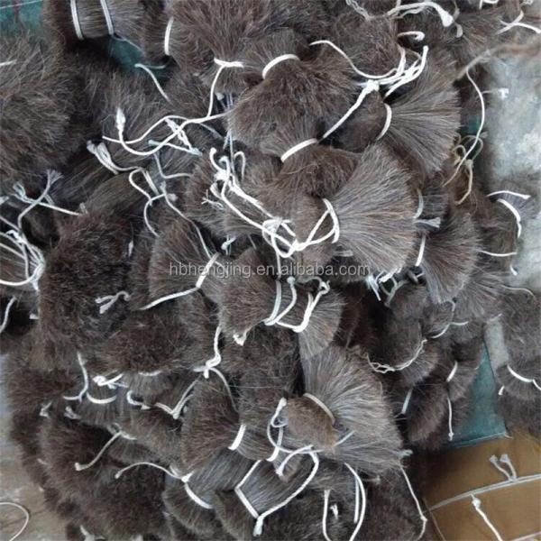 Washed Double Drawn Horse Mane Hair for Paint Brush