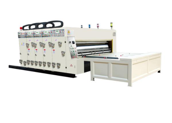 Semi Automatic Flexo Printer Slotter Machine Printing Size 2100*1250mm Thickness 4-7mm