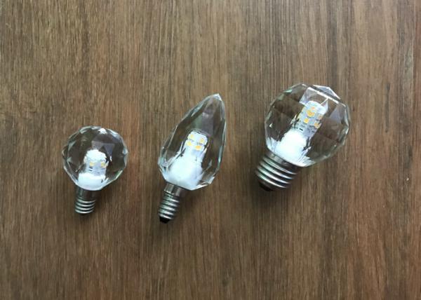 5w Crystal Led Candle Smd2835 Chip 330 Degree Beam Angle For Indoor Decoration