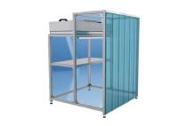 Classe 100-100000 Sala limpa de parede macia com filtro HEPA H14 personalizado