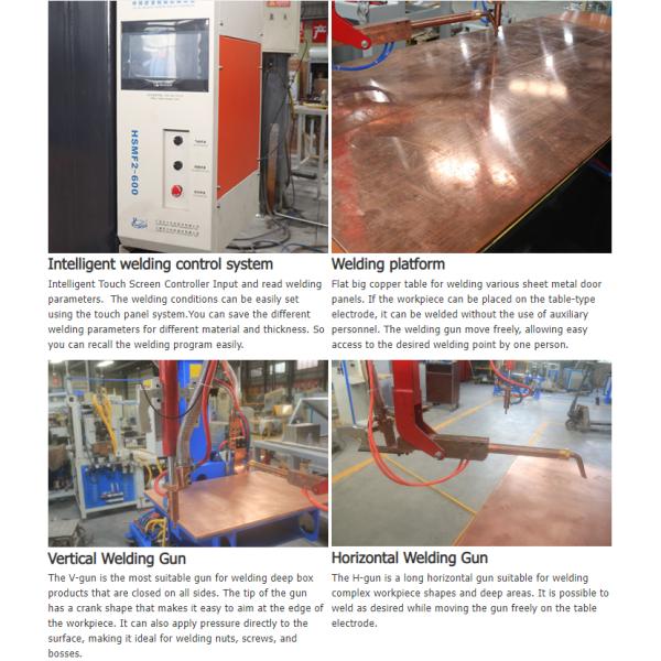 HWASHI Rocker Cabinet Box Table Spot Welding Machine 100KVA 380V 3 фазы 65А