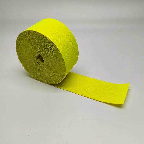 Webbing Оксфорда изготовленной на заказ резинки логотипа моды желтый отражательный для шляпы пояса юбки Garmen сумки