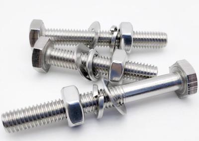 M8 M10 Parafusos hexadecimais de aço inoxidável