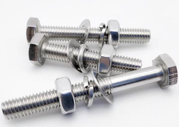 M8 M10 Cerrojo hexadecimal de acero inoxidable y lavadora de tuercas de hilo parcial completo DIN931 DIN933