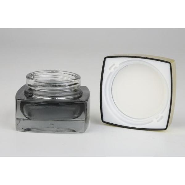 опарникы квадрата 20g 50g косметические с пластиковыми печатанием и картиной Silkscreen OEM крышки