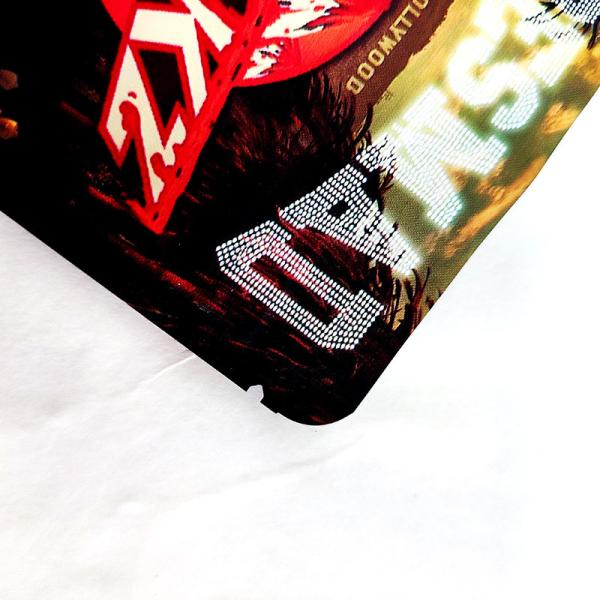 Bolsas de plástico de color 3.5g de Mylar ziplockk de nuevo cierre Bolsas de embalaje de alimentos secos impresos a medida