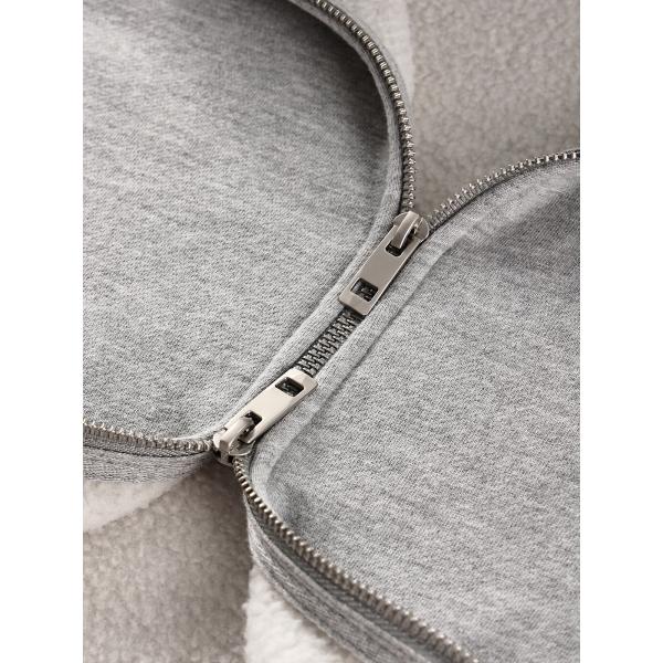 Дизайнеры уличной одежды швы с ципком толстый мужской спортивный пуловер Большой 360г Полярный шерсть трикотажный пуловер