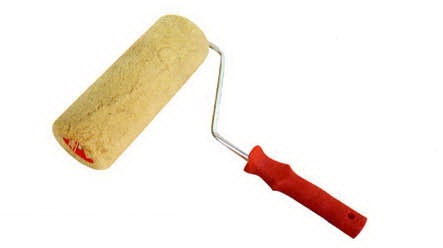 55mm large maison peinture rouleau brosse polyacrylique tissé 18mm sieste