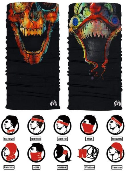 Balaclava African Print Hairband Seamless Head Scarf