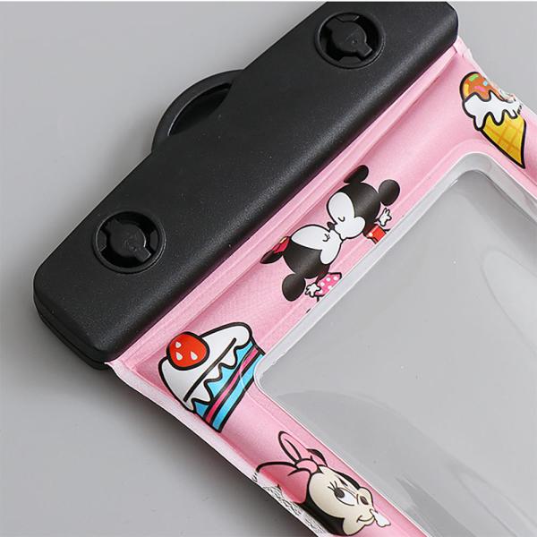 Clear Waterproof Cell Phone Pouch Cartoon Waterproof Mobile Pouch Cover Floating
