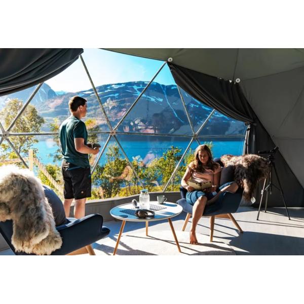 Помещение на открытом воздухе Купол для отдыха гостиница Звездное небо Купол для открытого воздуха