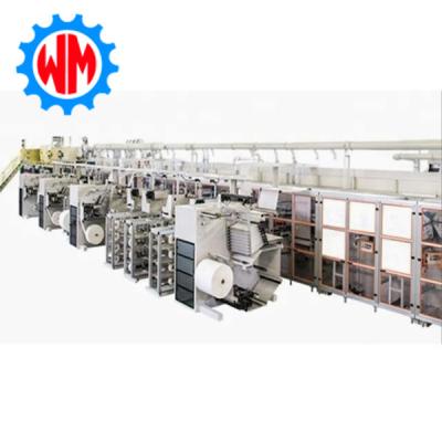 97% Qualified Rate With 250-350PCS/Min Adult Diaper Making Machine Production Line