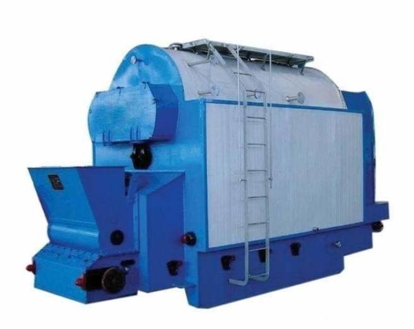 Industrial Biomass Steam Boiler , Waste Wood Boiler Single Cylinder Waterproof Shells