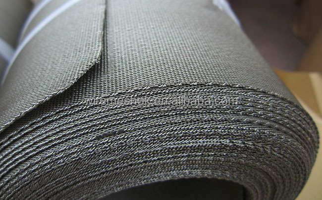 Wire Mesh Conveyor Belt chain driven metal mesh belt with conventional weave offering unobstructed openings for product transfer