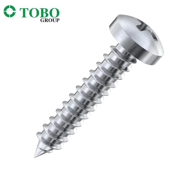 Stainless Steel Cross Recessed Raised Countersunk Head \ Countersunk Head \ Pan Head Tapping Screws DIN7983\2\3