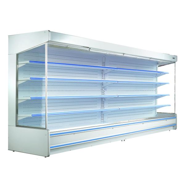 Fan Cooling Remote System Multideck Open Display Chiller For Supermarket