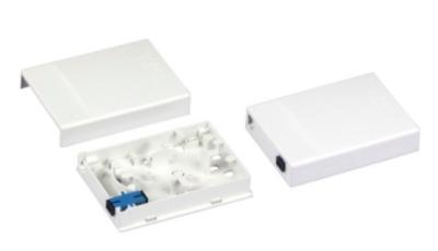 Material do ABS da caixa da terminação da montagem da parede da caixa de distribuição da fibra ótica FTTH do SC