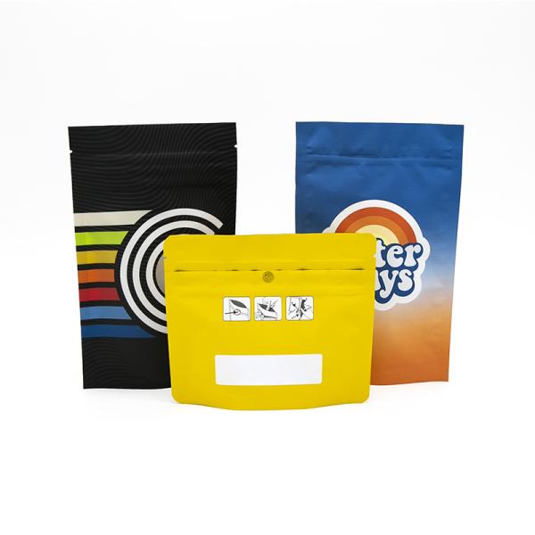 Child Resistant Mylar Ziplock Bag for Tobacco - 35 Bags