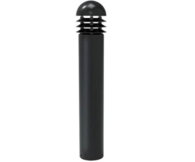 Black Driveway Bollard Lights / Pathway Lighting Bollards For Pedestrain Street