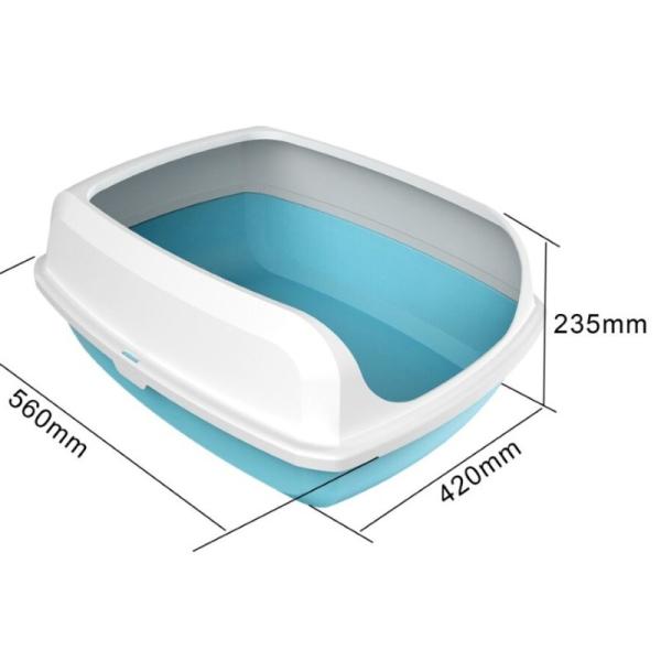 Boîte à ordures ménagère semi-fermée en PP PET, petite boîte à ordures couverte pour chats