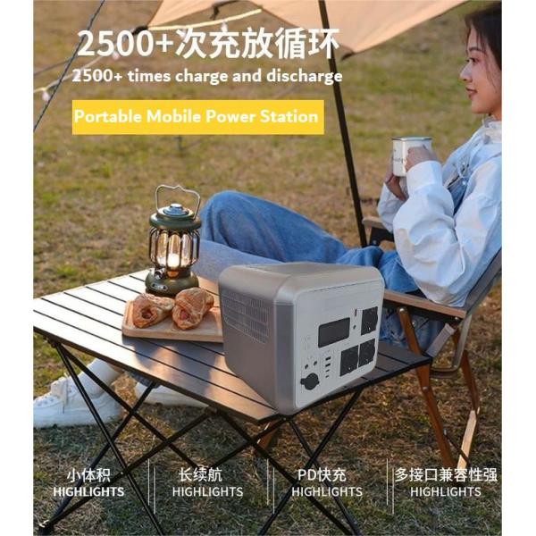 12-26 В портативная батарея Кампинговая мощность 1 кВт Кампинговая перезаряжаемая электростанция