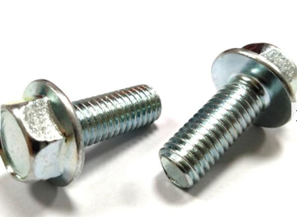 Galvanized Zinc Coating Hex Hd Bolt Special Custom Hex Left Hand Thread Hex Flange