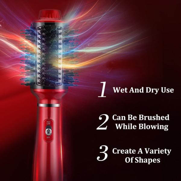 OEM 3 em 1 pente mais seco multifuncional do Straightener do cabelo da escova 240V do cabelo