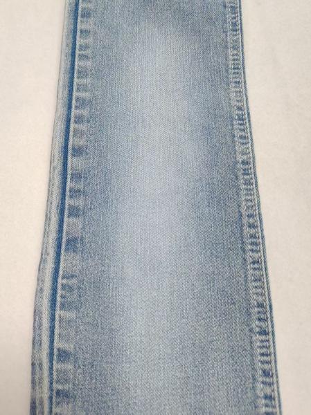 Tissus en denim à haute teneur en spandex à poids moyen, avec construction 10+10*21/40+21/70 JSD3319