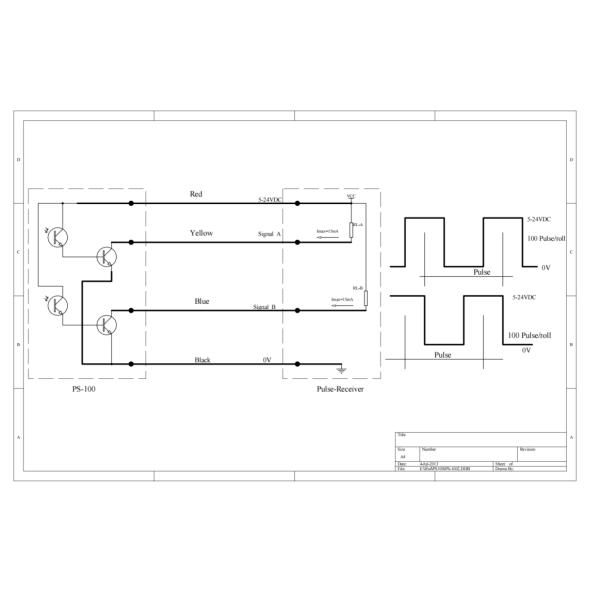M-80-P-1 M Series PD Flow Meter with Pulser