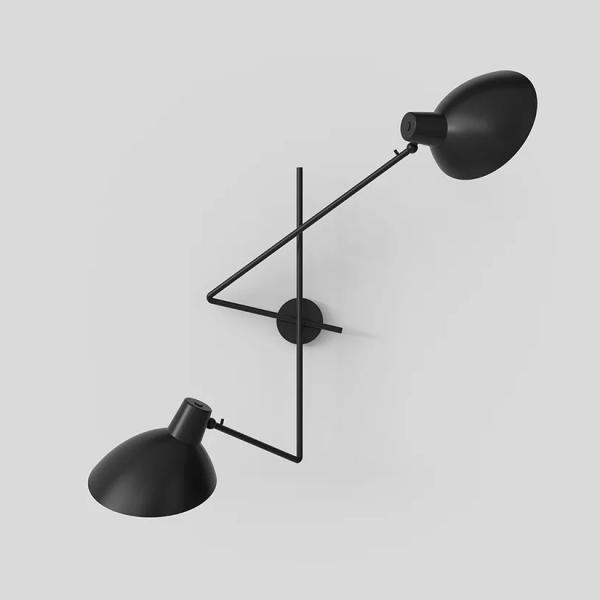 Modern Novel Design Factory Custom Cinquanta Twin Reading Wall Lamp