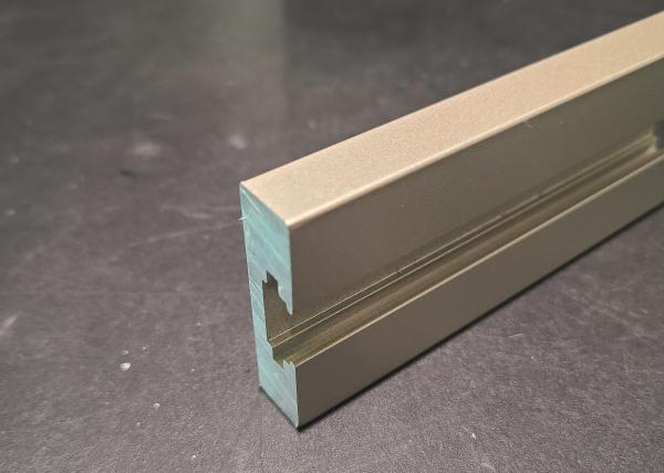 OEM / ODM Aluminium Edge Profile Modular Kitchen Aluminium Profile Glass Shutters