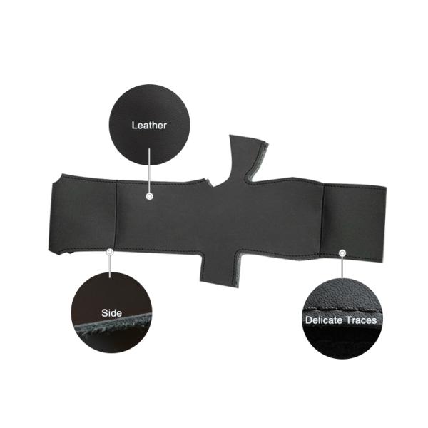 Light Brown Steering Wheel Wrap for Skoda Octavia 2017 Fabia 2016 2017 Rapid Spaceback 2016 Superb