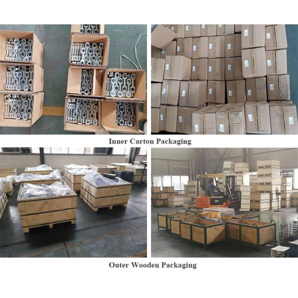 Customized Size Multi-directional Die Forging Process Forged Steel Components Galvanized