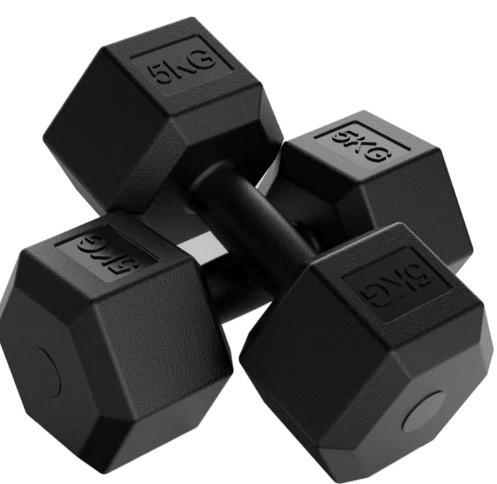 Vente en gros d'équipements de remise en forme à domicile en caoutchouc Hex de haute qualité