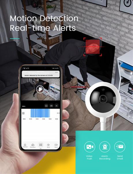 Manufacturer 1080p Indoor Outdoor Fixed Camera Two Way Audio Smart Motion Detection Mini Camera