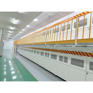 MDF Thermal Film Laminating Machine Hot Press Dry Compressed Air Pressure 0.7 - 0.8MPa
