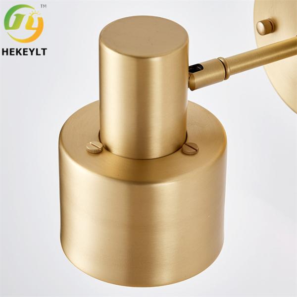 Indoor Decoration Gold Copper Modern Wall Light E26 Nordic Fashionable