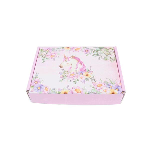 Customized Full Color Printed Boxes Die Cut Corrugated Paper Packaging Box