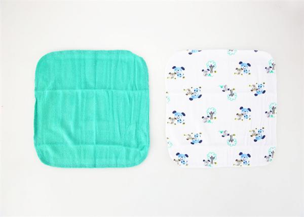 Good Water Absorption Baby Bath Washcloths 80% Cotton 20% Polyester