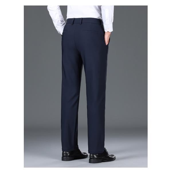 Ice Silk Comfort Straight Fit Dress Pants Trousers for Men SOURCE Category Spot Goods