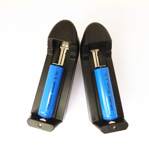 Flashlight Small Lipo Battery , 14500 Rechargeable Lithium Ion Battery 3.6v / 3.7v 800mah
