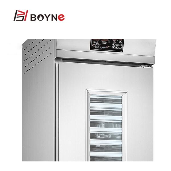 18 Trays Bakery Processing Equipment Vertical Kitchen Freezer Chiller Bread Dough Proofer Single Door