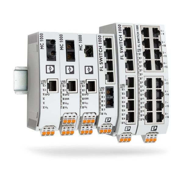 Phoenix Contact Terminal Blocks DIN Rail Terminal Block 1085256 FL SWITCH 1008N - Industrial Ethernet Switch