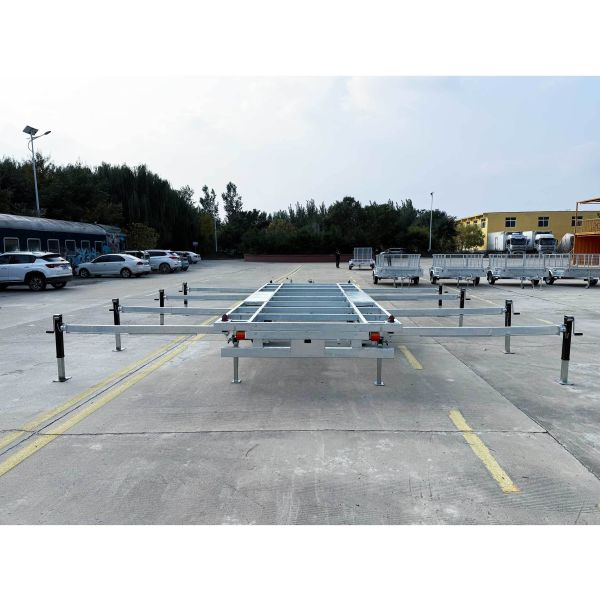 Remorques de Tiny House Squelette Robustes Galvanisées à Chaud Argent