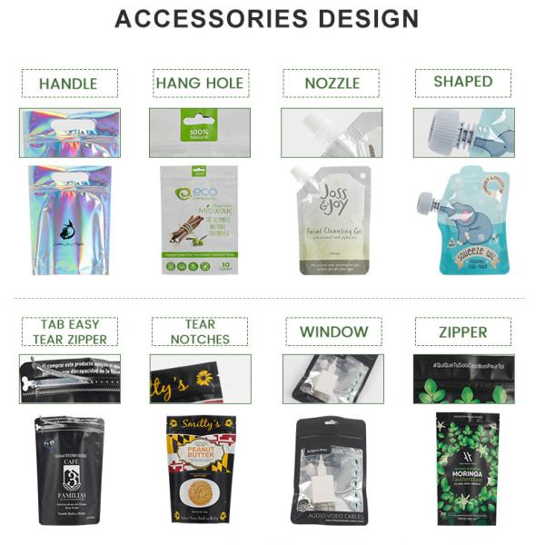 Жара Kraft еды Compostable - уплотнение кладет Eco в мешки дружелюбное цифров печатая изготовленную на заказ упаковку логотипа